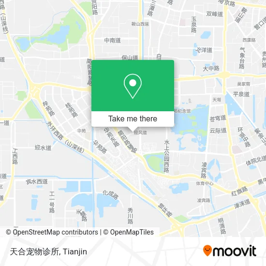 天合宠物诊所 map