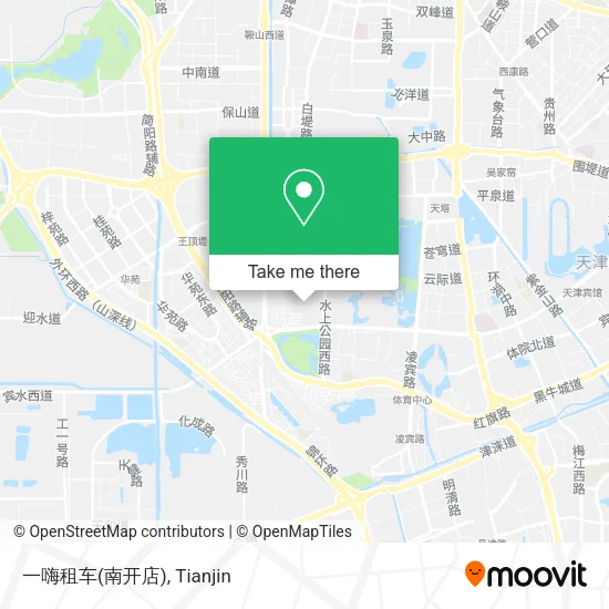 一嗨租车(南开店) map