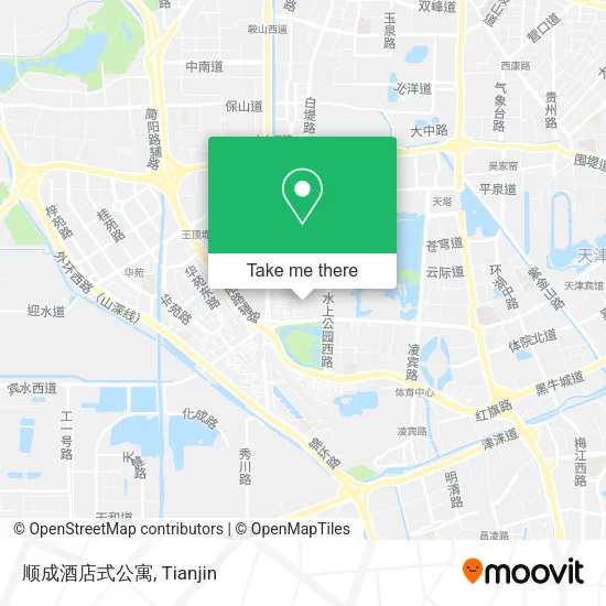 顺成酒店式公寓 map