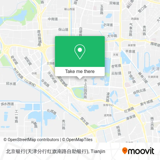 北京银行(天津分行红旗南路自助银行) map
