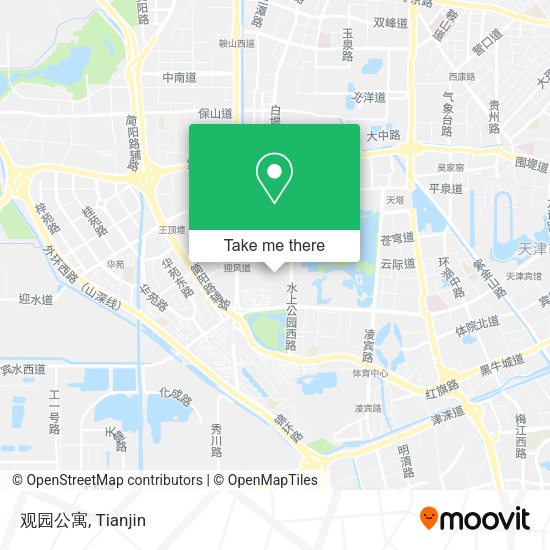 观园公寓 map