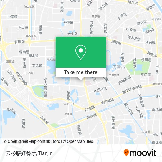 云杉膳好餐厅 map