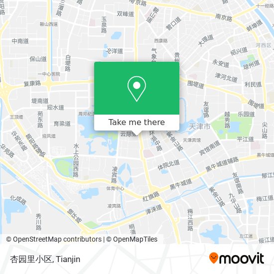 杏园里小区 map