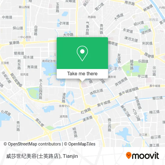 威莎世纪美容(士英路店) map