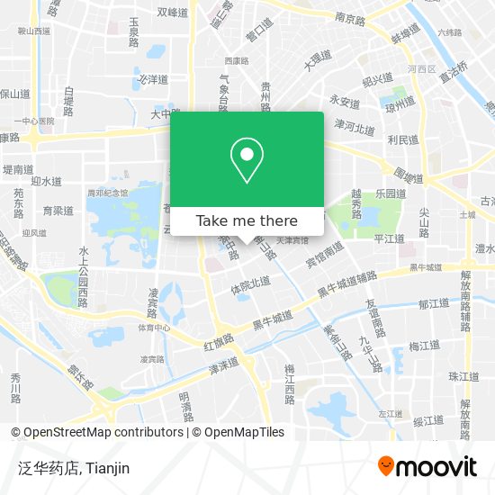 泛华药店 map