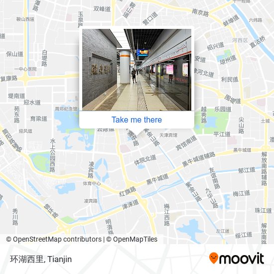 环湖西里 map