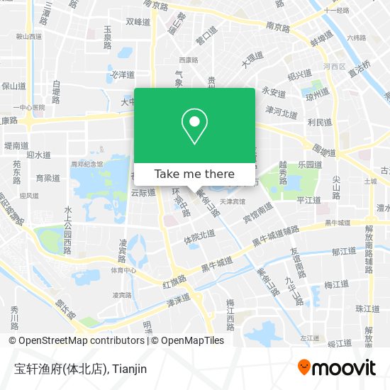 宝轩渔府(体北店) map