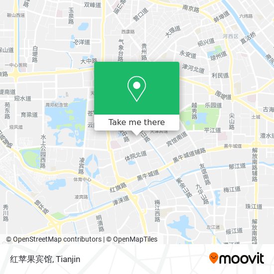 红苹果宾馆 map