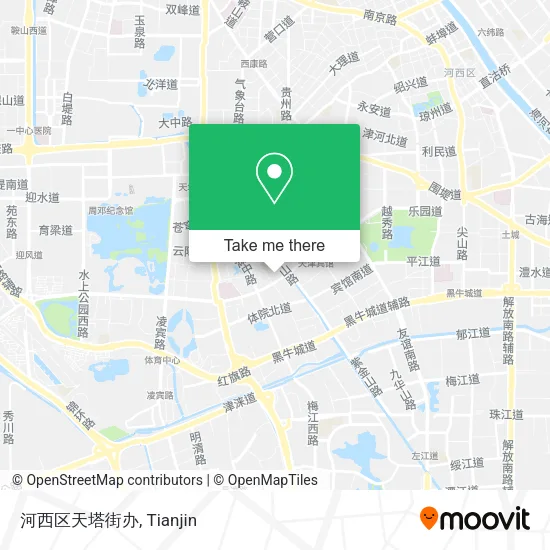 河西区天塔街办 map