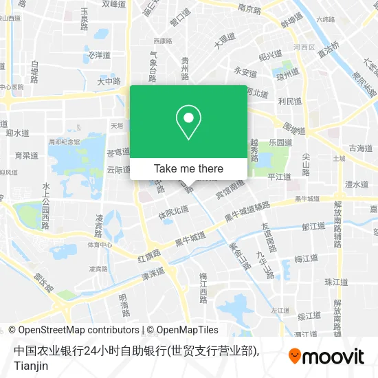 中国农业银行24小时自助银行(世贸支行营业部) map