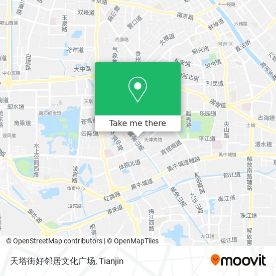 天塔街好邻居文化广场 map