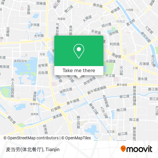 麦当劳(体北餐厅) map