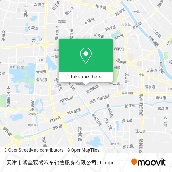 天津市紫金双盛汽车销售服务有限公司 map
