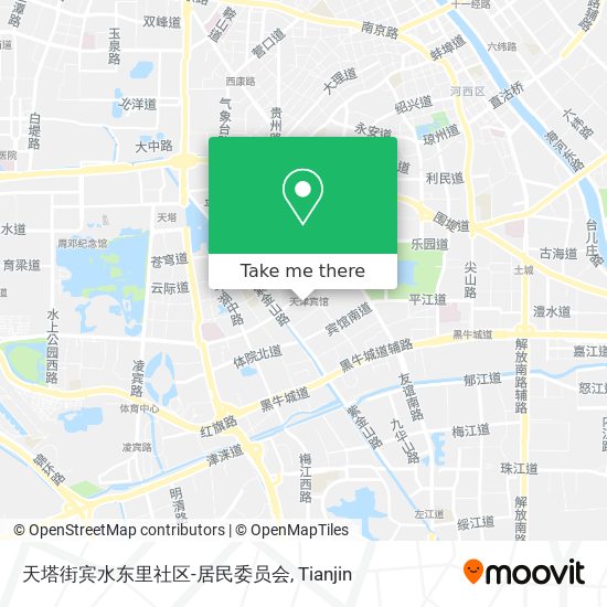 天塔街宾水东里社区-居民委员会 map