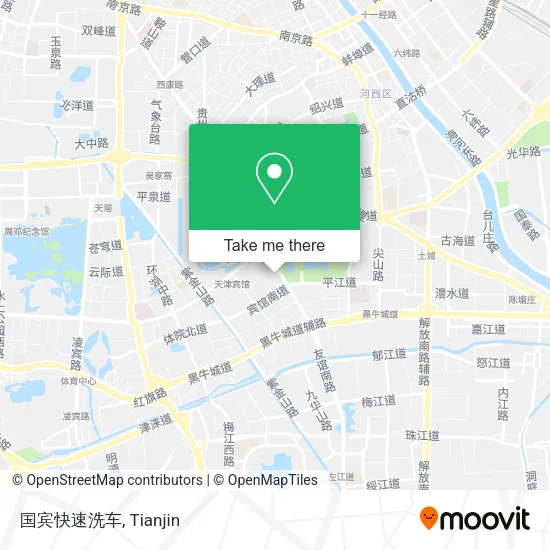 国宾快速洗车 map
