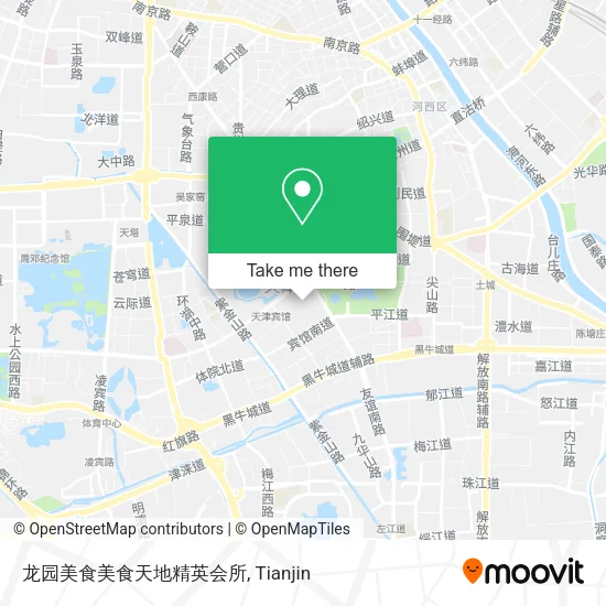 龙园美食美食天地精英会所 map