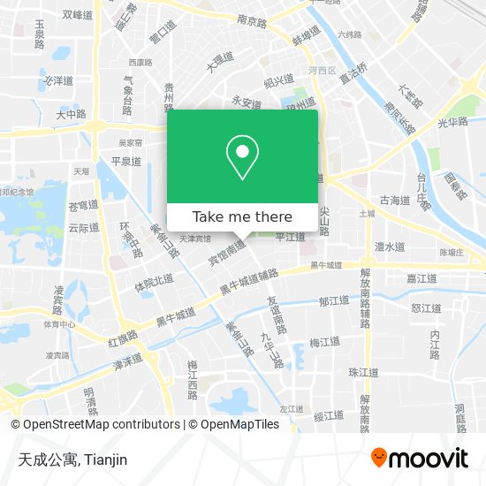 天成公寓 map