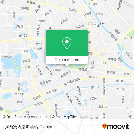 河西宾西路加油站 map