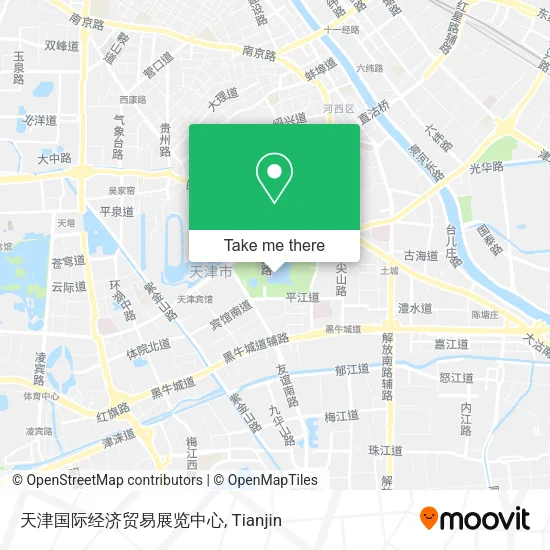 天津国际经济贸易展览中心 map