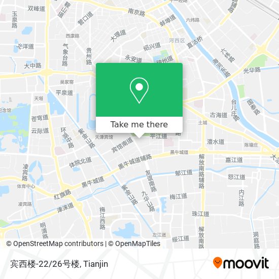 宾西楼-22/26号楼 map