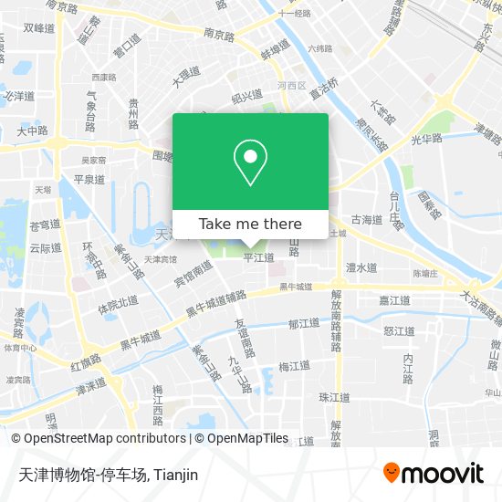 天津博物馆-停车场 map