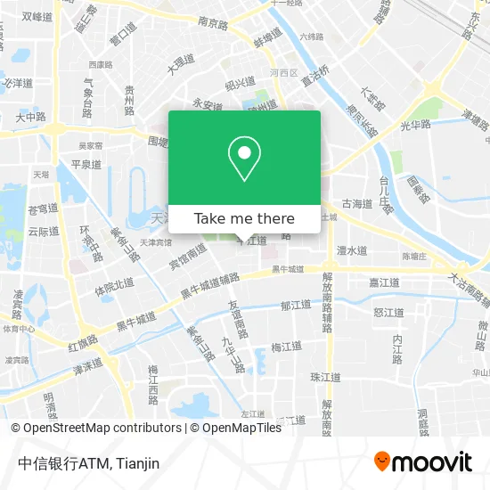 中信银行ATM map