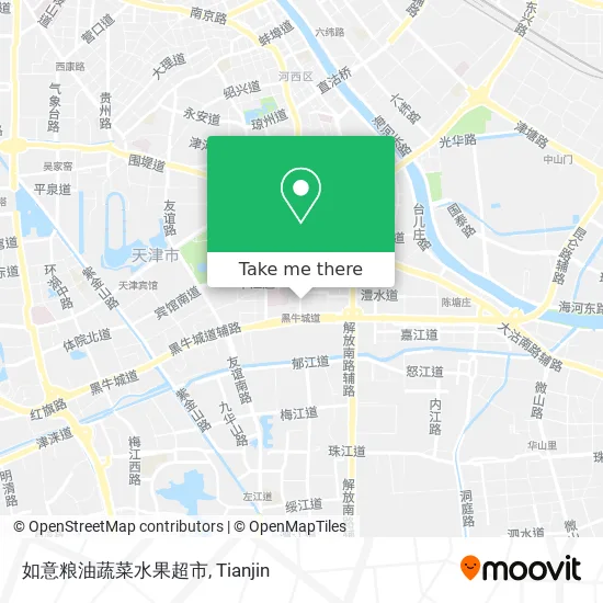 如意粮油蔬菜水果超市 map