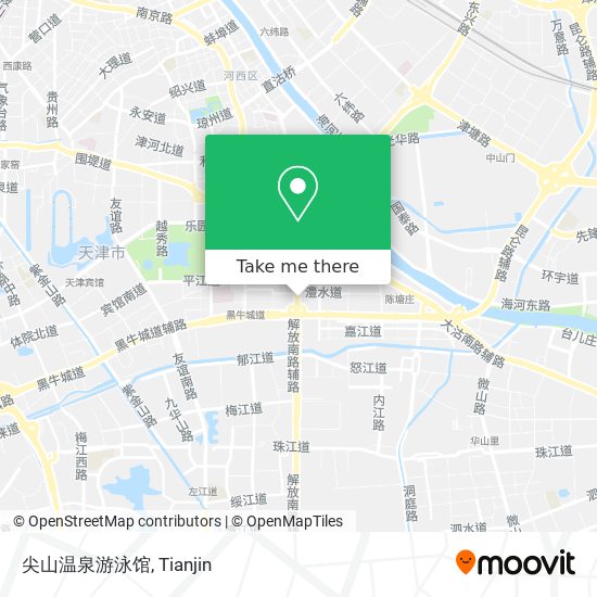 尖山温泉游泳馆 map