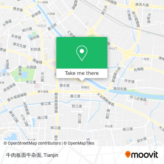牛肉板面牛杂面 map