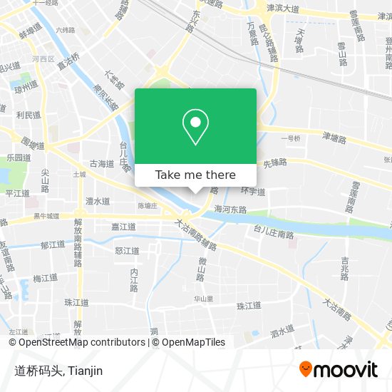 道桥码头 map
