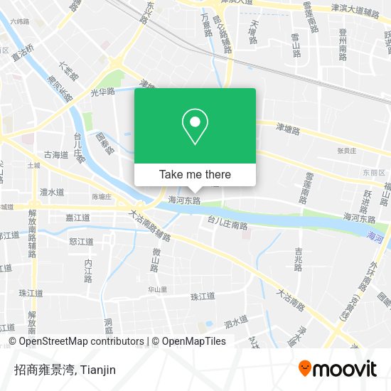 招商雍景湾 map