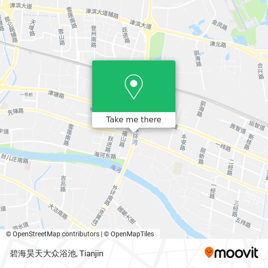 碧海昊天大众浴池 map