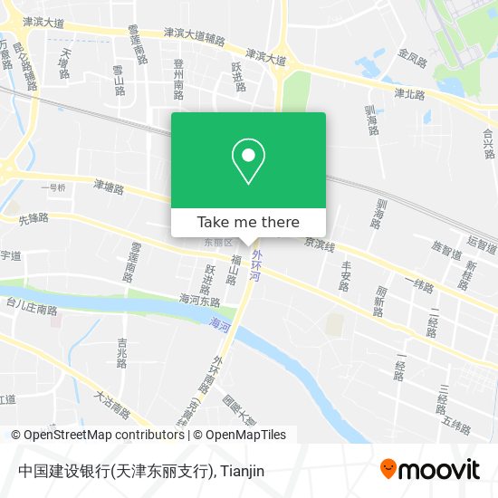 中国建设银行(天津东丽支行) map