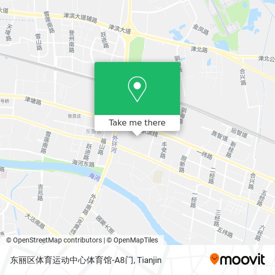 东丽区体育运动中心体育馆-A8门 map