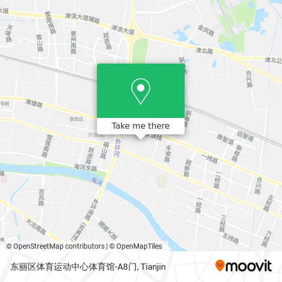 东丽区体育运动中心体育馆-A8门 map