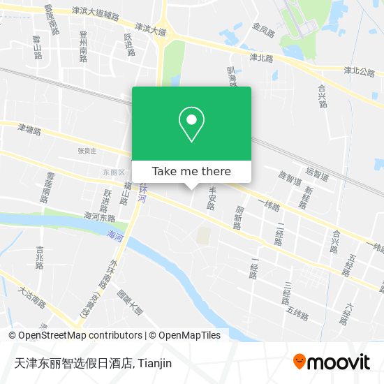 天津东丽智选假日酒店 map