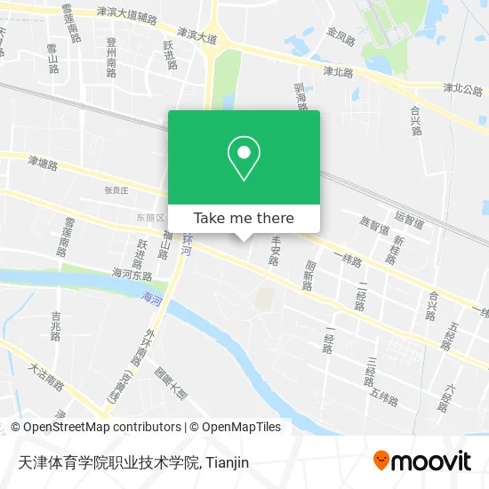 天津体育学院职业技术学院 map
