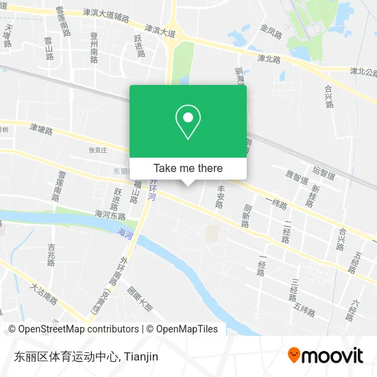 东丽区体育运动中心 map