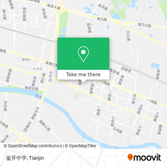鉴开中学 map