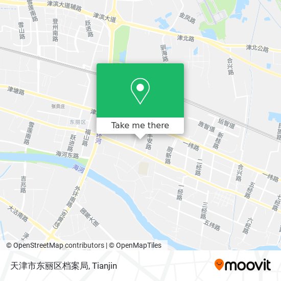 天津市东丽区档案局 map