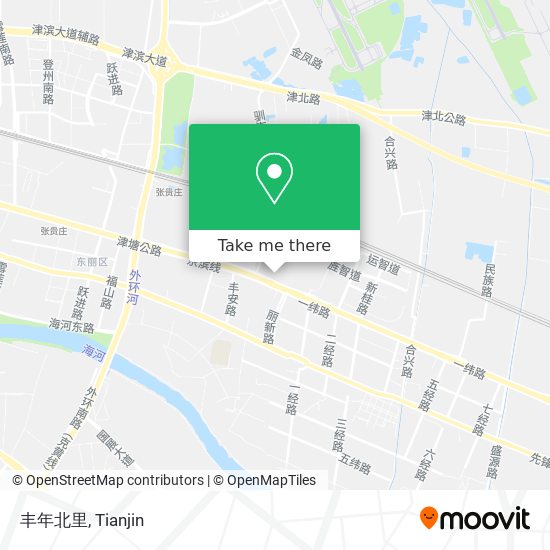 丰年北里 map