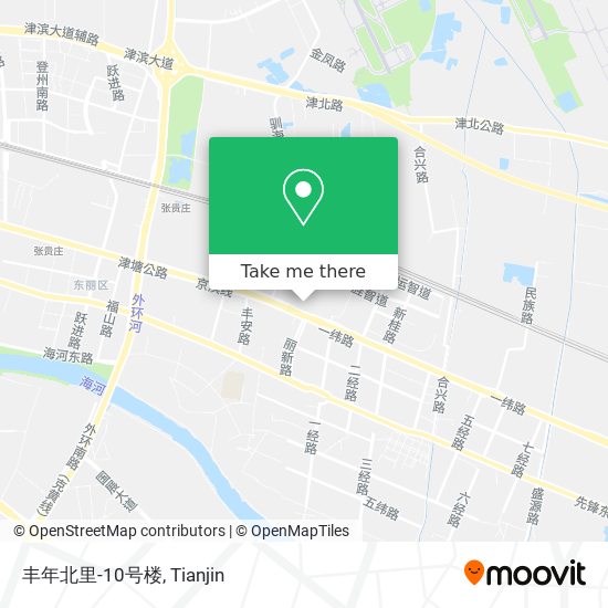 丰年北里-10号楼 map