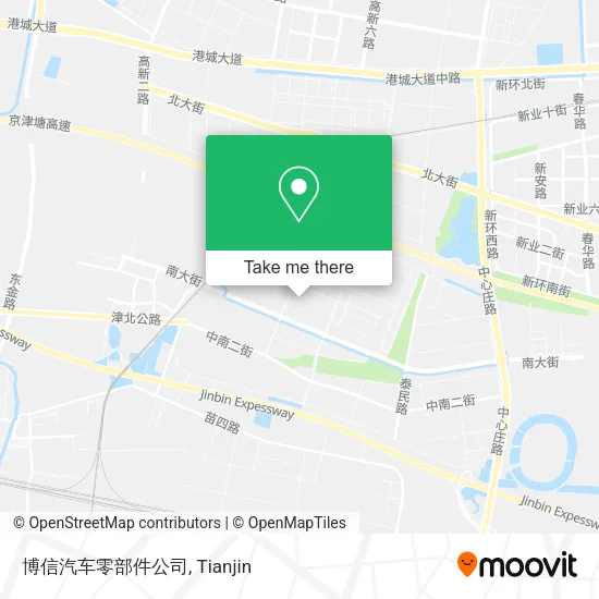 博信汽车零部件公司 map