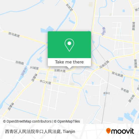 西青区人民法院辛口人民法庭 map