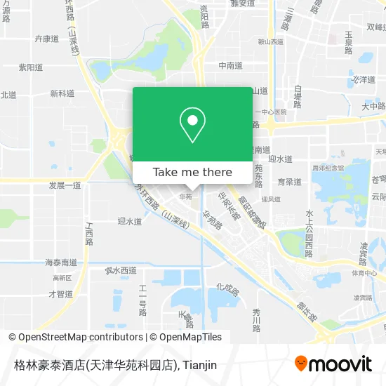 格林豪泰酒店(天津华苑科园店) map