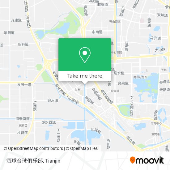 酒球台球俱乐部 map