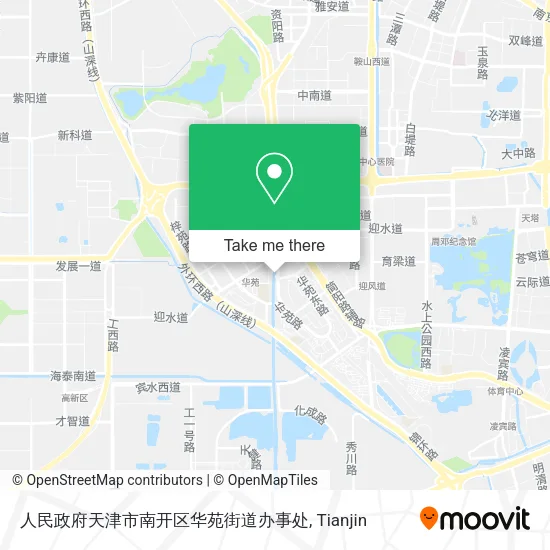 人民政府天津市南开区华苑街道办事处 map