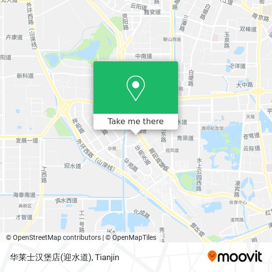 华莱士汉堡店(迎水道) map