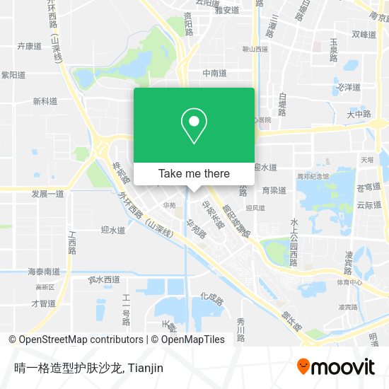 晴一格造型护肤沙龙 map