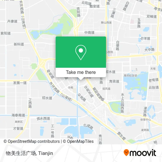 物美生活广场 map